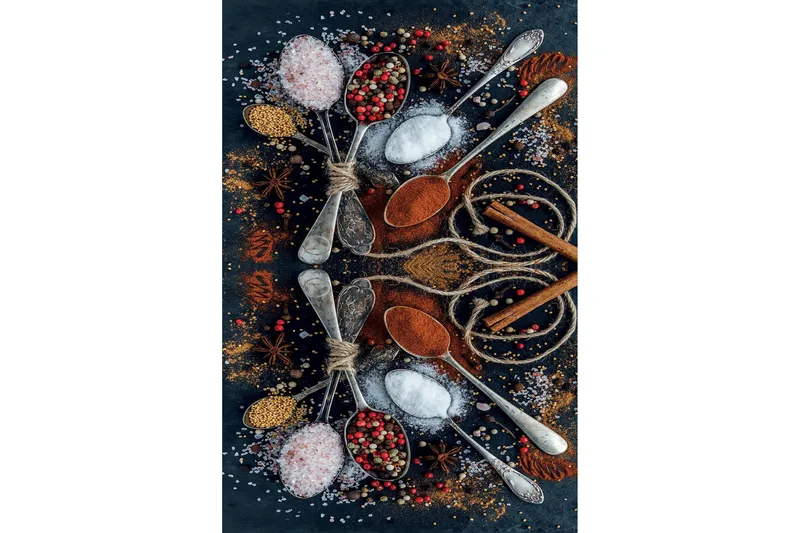 Nobuyasu Wilton-tæppe 80x50 cm Rektangulært - Flerfarvet - Tekstiler - Tæpper - Moderne tæppe - Wiltontæpper