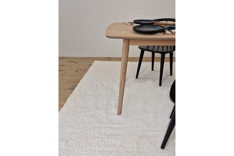 Falsterbo Bomuldstæppe 135x195 cm - Hvid - Tekstiler - Tæpper - Moderne tæppe - Bomuldstæpper