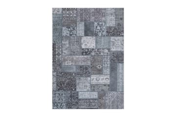 Patchwork Wilton Tæppe 300x400 cm Rektangulært - Grå - Tekstiler - Tæpper - Moderne tæppe - Mønstrede tæpper