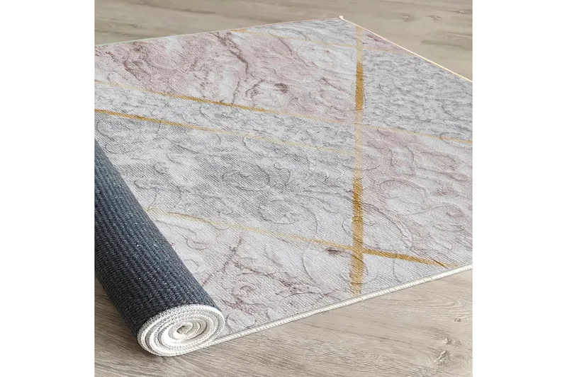 Dina Bomuldstæppe 100x300 cm Rektangulær - Hvid - Tekstiler - Tæpper - Moderne tæppe - Bomuldstæpper