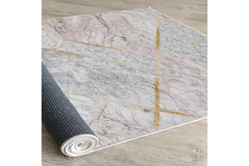 Dina Bomuldstæppe 100x300 cm Rektangulær - Hvid - Tekstiler - Tæpper - Moderne tæppe - Bomuldstæpper