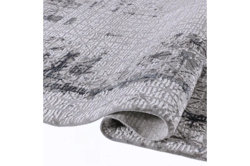 Acelya Wilton-tæppe 100x300 cm Rektangulær - Mørkeblå - Tekstiler - Tæpper - Moderne tæppe - Mønstrede tæpper