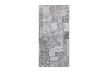 Patchwork Silver 80*150 KM Home Silver 80x150 cm - Tekstiler - Tæpper - Moderne tæppe - Mønstrede tæpper