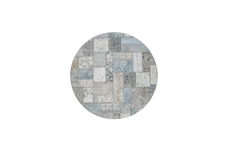 Tarfaya Friezetæppe Rundt 240 cm, Natur