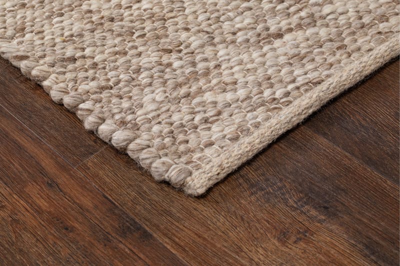 Skagen Uldtæppe 75x230 cm - Hør - Tekstiler - Tæpper - Moderne tæppe - Uldtæppe