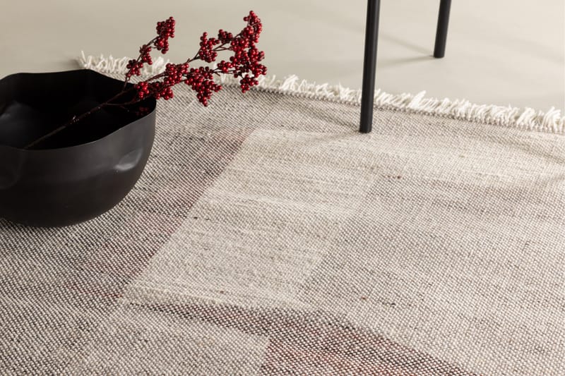 Rio Uldtæppe 160x230 cm - Beige - Tekstiler - Tæpper - Moderne tæppe - Uldtæppe