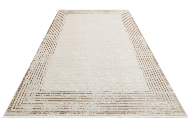 Mhl Løber 100x300 cm Rektangulær, Creme/Guld