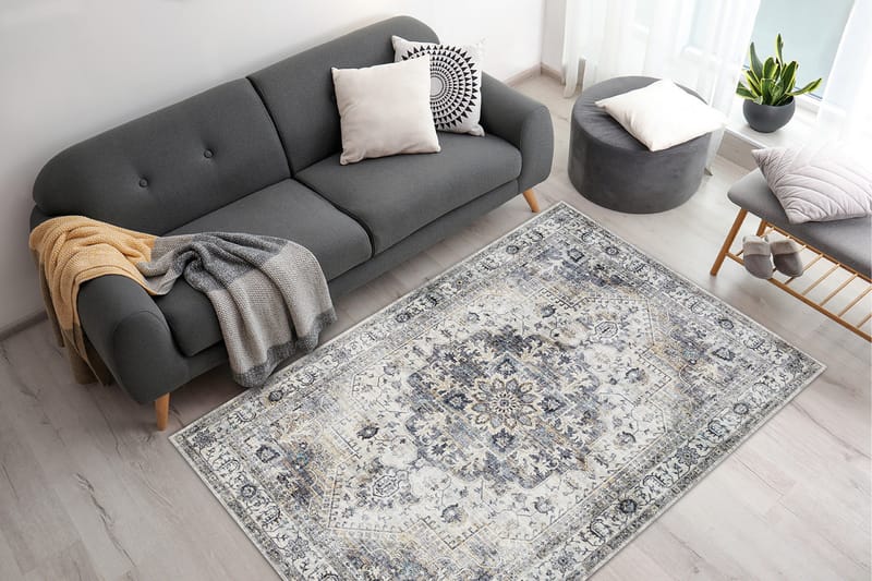 Tarfaya Frise-tæppe 160x230 cm - Natur - Tekstiler - Tæpper - Moderne tæppe - Mønstrede tæpper