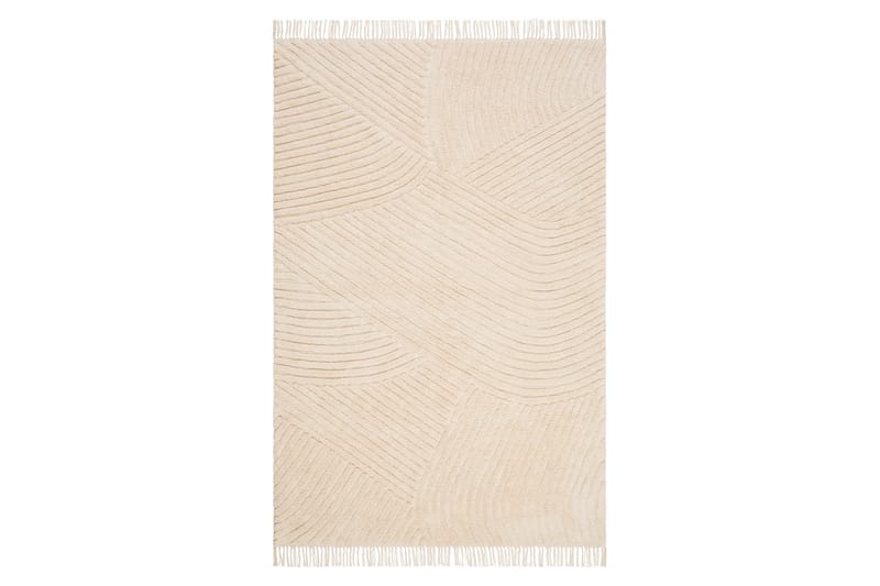 Marokko Bomuldstæppe 160x230 cm, Creme