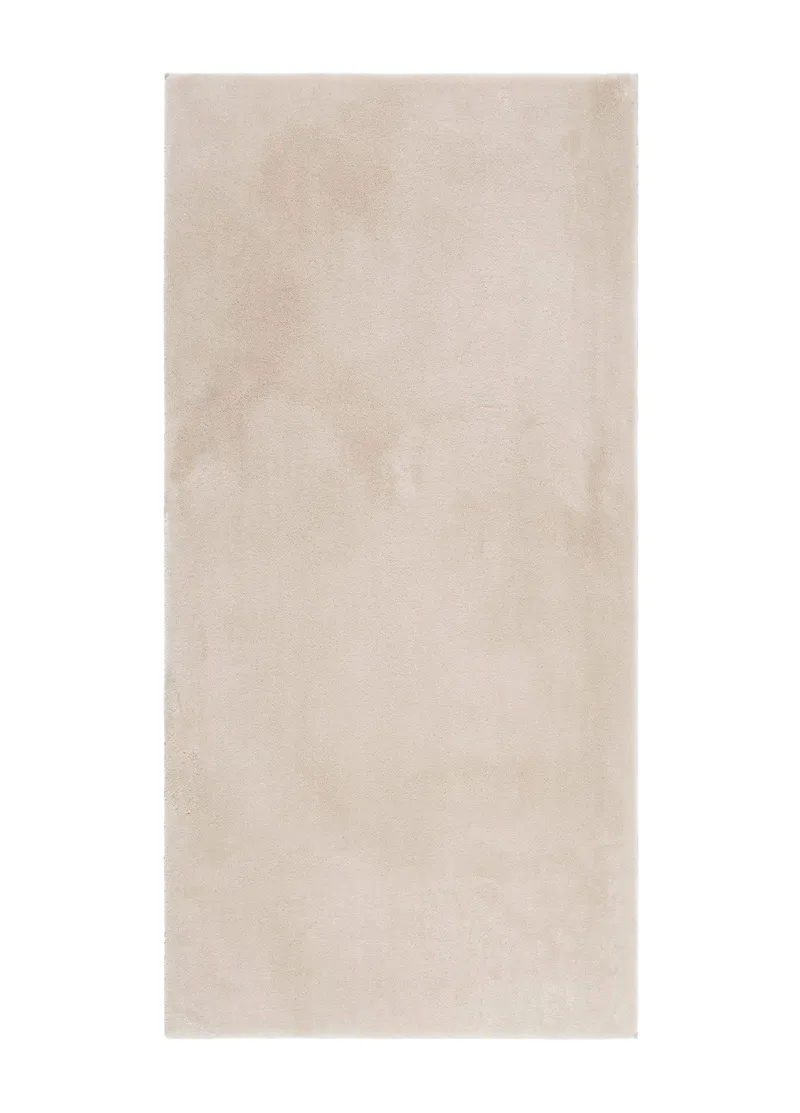 Cozy Shaggy Tæppe 80x160 cm Rektangulært, Natur