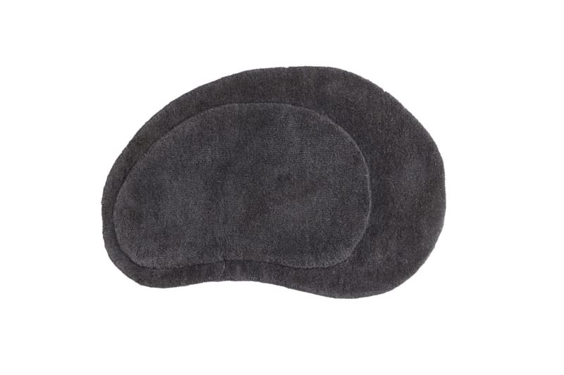 Sten Uldtæppe 50x75, Mørk grå