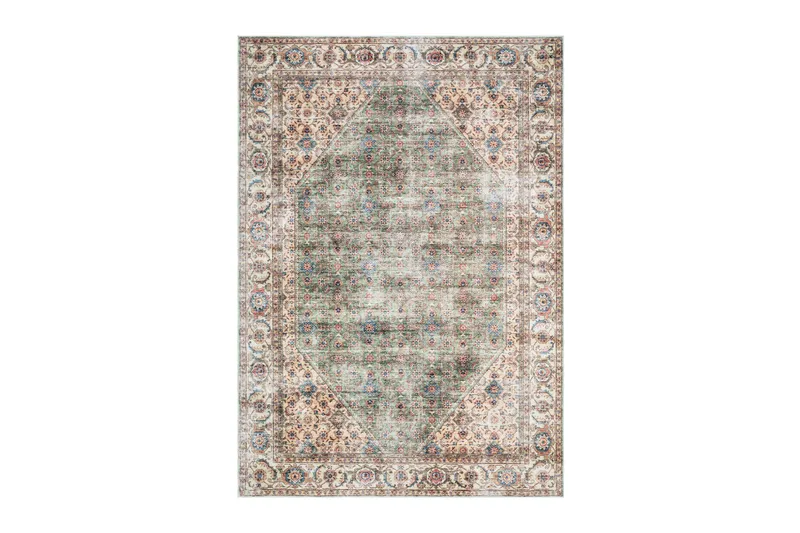 Tarfaya Friezetæppe 200x290 cm, Grøn