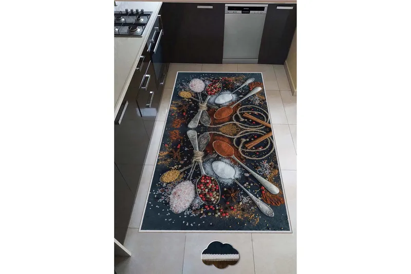 Nobuyasu Wilton-tæppe 80x50 cm Rektangulært, Flerfarvet