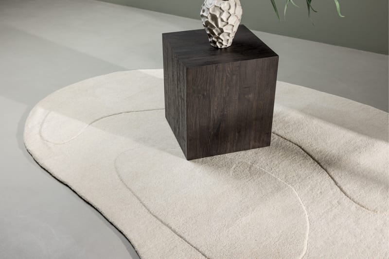 Enard Uldtæppe 175x290 cm - Hvid - Tekstiler - Tæpper - Moderne tæppe - Uldtæppe