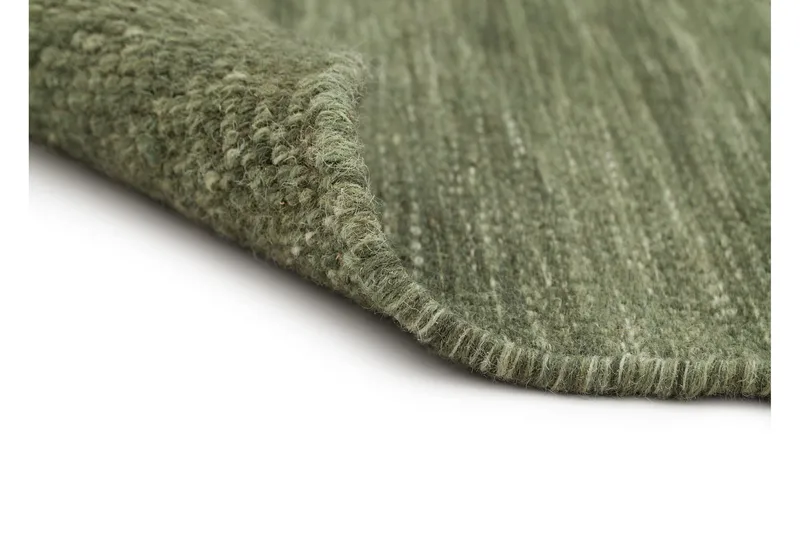 Birka Uldtæppe Rundt 300 cm - Grøn - Tekstiler - Tæpper - Moderne tæppe - Uldtæppe