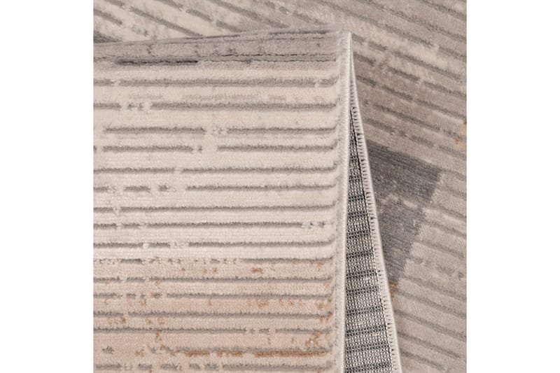Motto Løber 80x300 cm Rektangulær - Grå/Beige/Brun - Tekstiler - Tæpper - Moderne tæppe - Gangmåtter