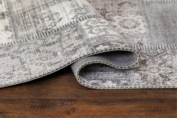 Patchwork Wilton Tæppe 240x330 cm Rektangulært - Sølv - Tekstiler - Tæpper - Moderne tæppe - Mønstrede tæpper