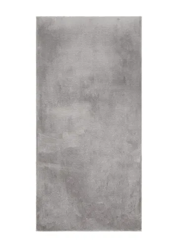 Cozy Shaggy Tæppe 60x120 cm Rektangulært - Sølv - Tekstiler - Tæpper - Moderne tæppe - Ryatæpper