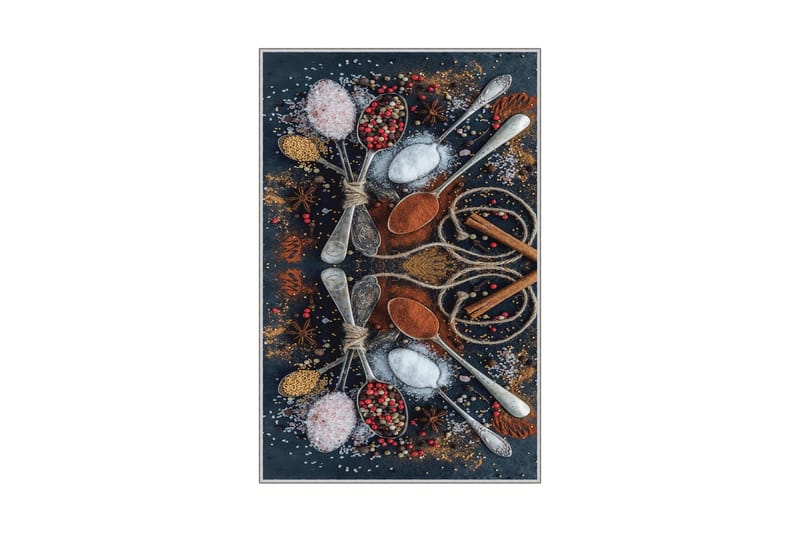 Nobuyasu Wilton-tæppe 80x50 cm Rektangulært - Flerfarvet - Tekstiler - Tæpper - Moderne tæppe - Wiltontæpper