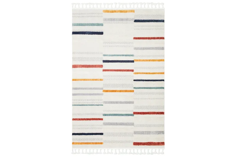 Tarz Wilton-tæppe 200x290 cm Rektangulær - Flerfarvet - Tekstiler - Tæpper - Moderne tæppe - Mønstrede tæpper