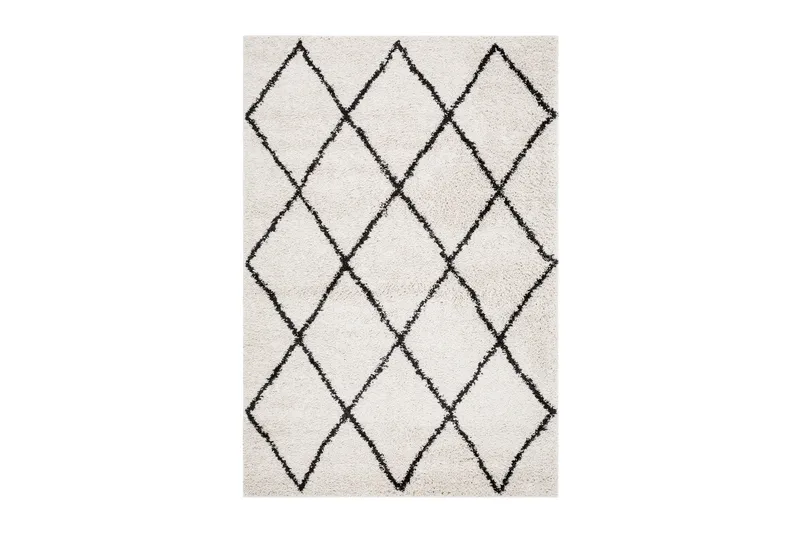 Portland Shaggy Tæppe 160x230 cm, Hvid