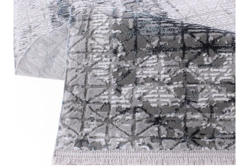 Acelya Wilton-tæppe 100x300 cm Rektangulær - Mørkeblå - Tekstiler - Tæpper - Moderne tæppe - Mønstrede tæpper