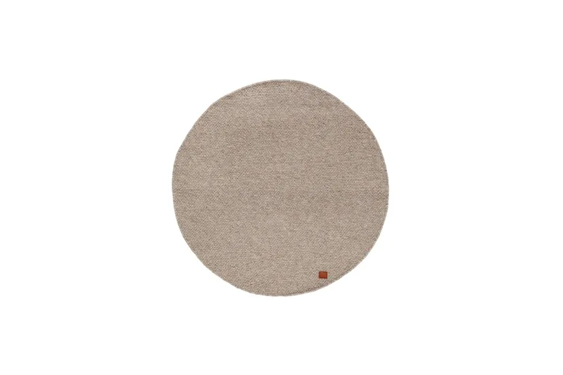 Skagen Uldtæppe Rund 200 cm, Hør