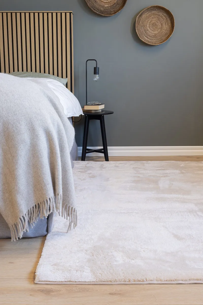 Cozy Rya-tæppe 240x340 cm Rektangulær - Natur - Tekstiler - Tæpper - Moderne tæppe - Ryatæpper