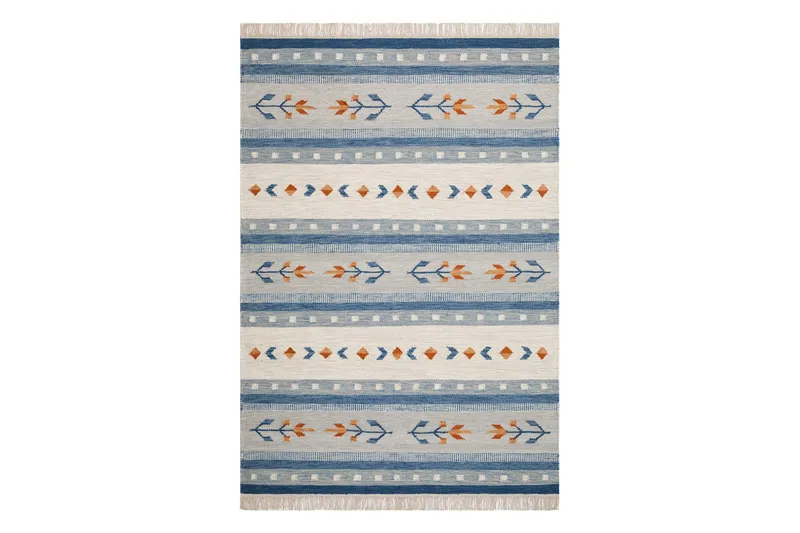 Fagersta Uldtæppe 160x230 cm, Blå