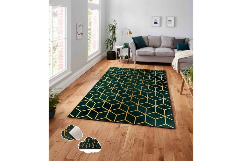 Nunki Wilton-tæppe 160x230 cm Rektangulært - Flerfarvet - Tekstiler - Tæpper - Moderne tæppe - Wiltontæpper