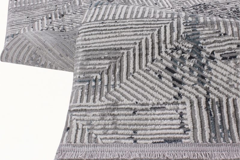 Tulima Wilton-tæppe 120x180 cm Rektangulær - Blå - Tekstiler - Tæpper - Moderne tæppe - Mønstrede tæpper