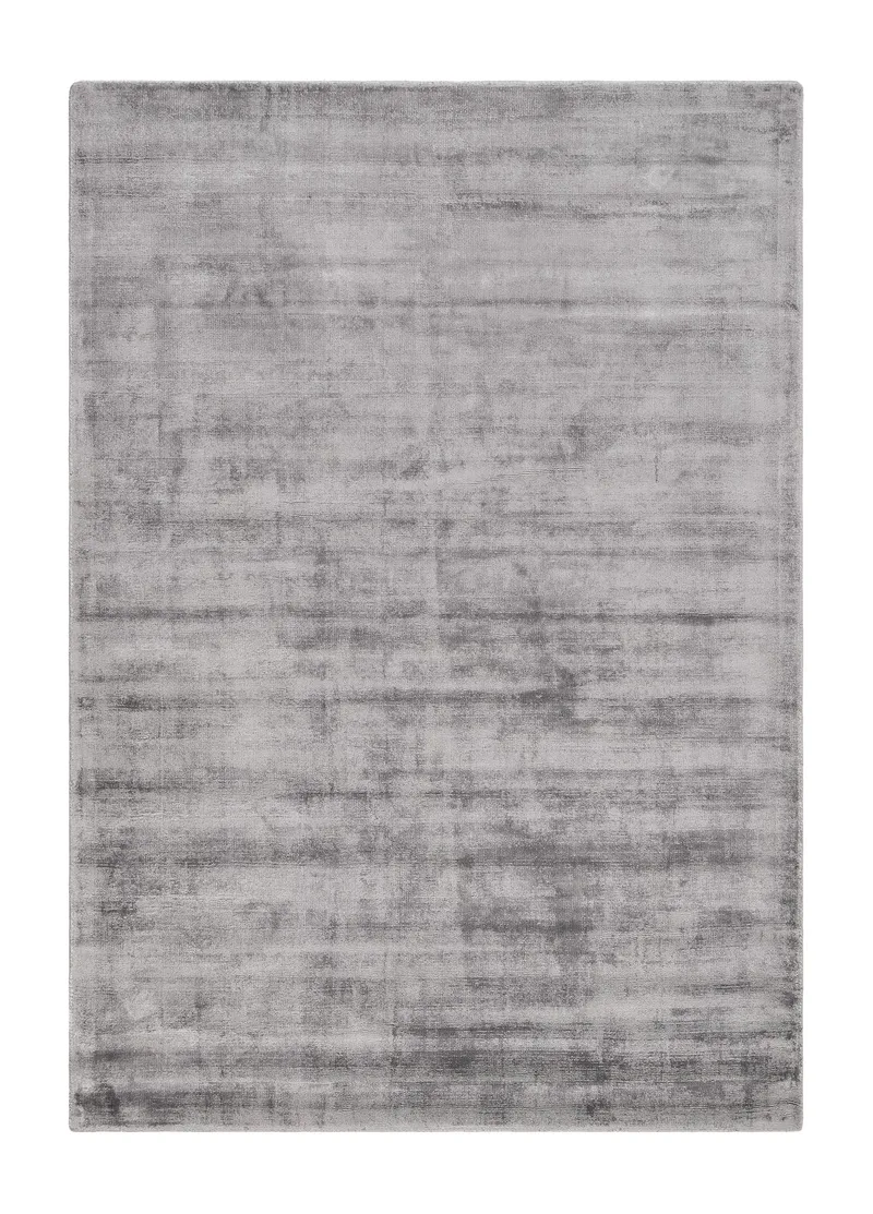 Tribeca Viscosetæppe 160x230 cm Rektangulært - Grå - Tekstiler - Tæpper - Moderne tæppe - Viskosetæpper & kunstsilketæpper