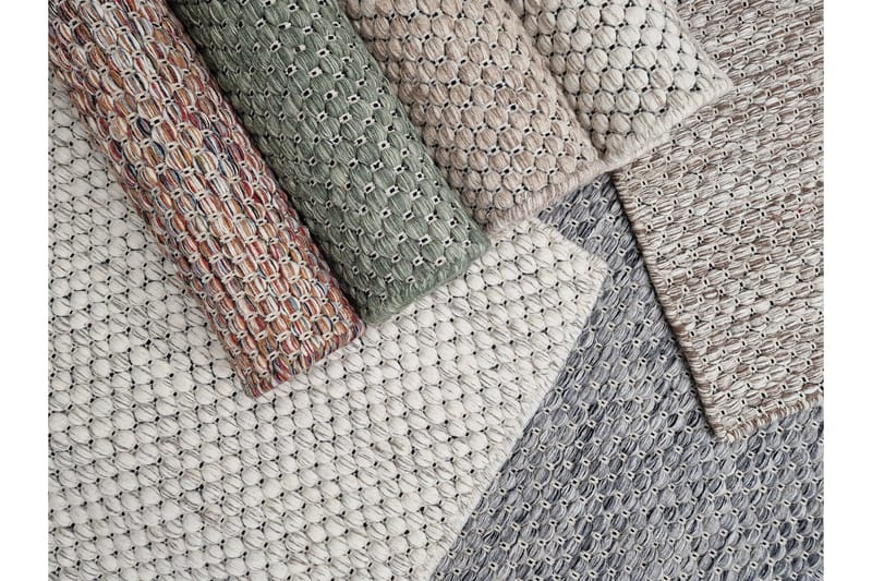 Torekov Uldtæppe 75x230 cm - Grøn - Tekstiler - Tæpper - Moderne tæppe - Uldtæppe