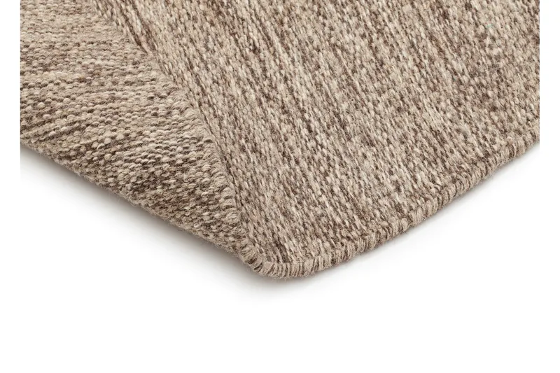 Birka Uldtæppe Rund 240 cm - Hør - Tekstiler - Tæpper - Moderne tæppe - Uldtæppe