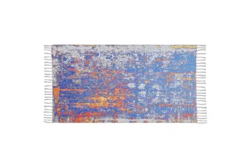 Acarlar Ryetæppe 80x150 cm - Blå - Tekstiler - Tæpper - Moderne tæppe - Wiltontæpper