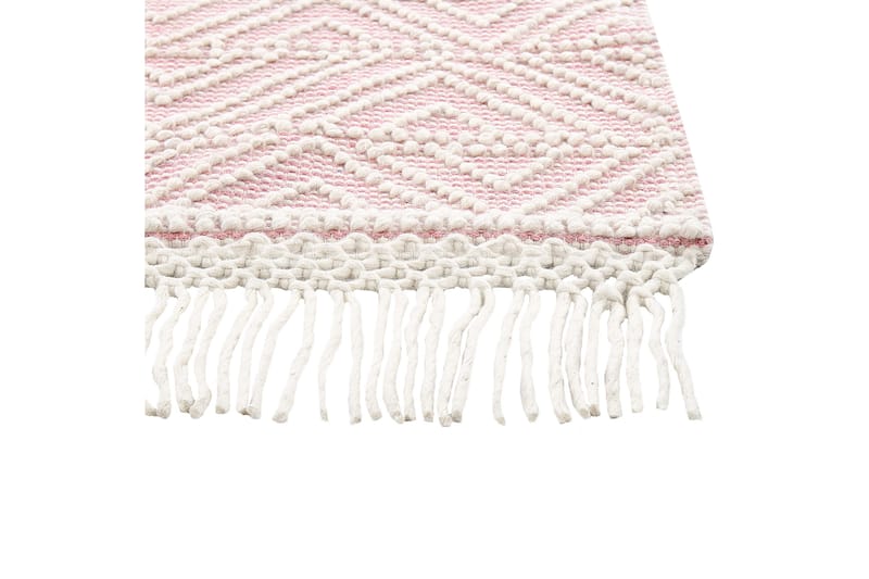 Adana Ryetæppe 160x230 cm - Rosa - Tekstiler - Tæpper - Moderne tæppe - Ryatæpper