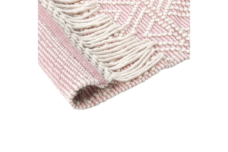 Adana Ryetæppe 160x230 cm - Rosa - Tekstiler - Tæpper - Moderne tæppe - Ryatæpper