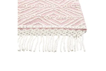 Adana Ryetæppe 160x230 cm - Rosa - Tekstiler - Tæpper - Moderne tæppe - Uldtæppe