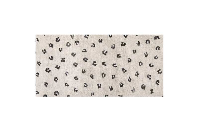 Afis Bomuldstæppe 80x150 cm - Beige - Tekstiler - Tæpper - Moderne tæppe - Bomuldstæpper