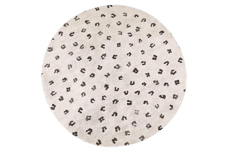 Afis Ryetæppe 140 cm Rund, Beige