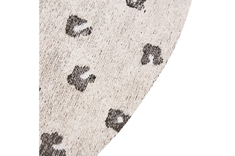 Afis Ryetæppe 140 cm Rund - Beige - Tekstiler - Tæpper - Moderne tæppe - Ryatæpper