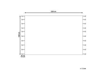 Agadir Bomuldstæppe 160x230 cm - Sort/hvid - Tekstiler - Tæpper - Moderne tæppe - Bomuldstæpper