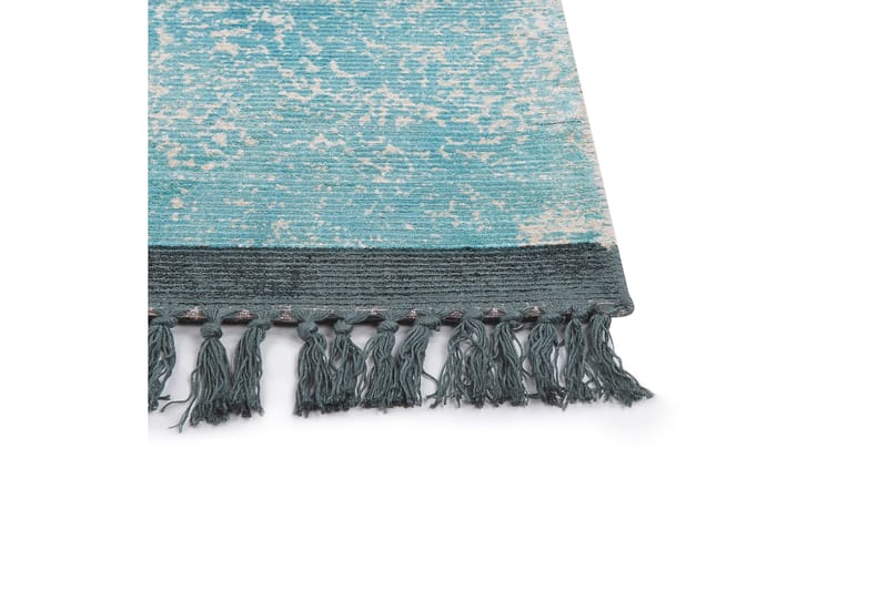 Akarsu Viskosetæppe 160x230 cm - Blå - Tekstiler - Tæpper - Moderne tæppe - Viskosetæpper & kunstsilketæpper