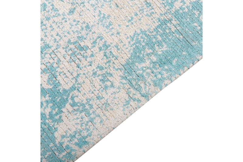 Akarsu Viskosetæppe 160x230 cm - Blå - Tekstiler - Tæpper - Moderne tæppe - Viskosetæpper & kunstsilketæpper