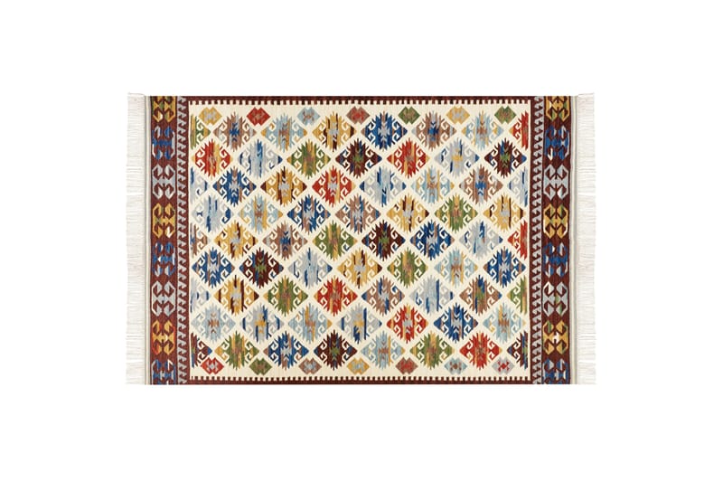 Aknalich Uldtæppe 200x300 cm - Beige - Tekstiler - Tæpper - Moderne tæppe - Uldtæppe