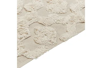 Aksaray Bomuldstæppe 160x230 cm - Beige - Tekstiler - Tæpper - Moderne tæppe - Bomuldstæpper