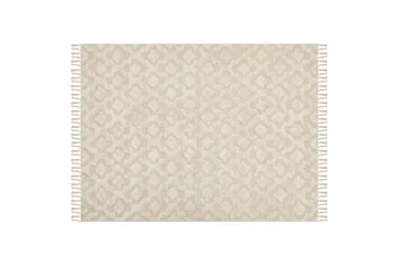 Aksaray Bomuldstæppe 160x230 cm - Beige - Tekstiler - Tæpper - Moderne tæppe - Bomuldstæpper