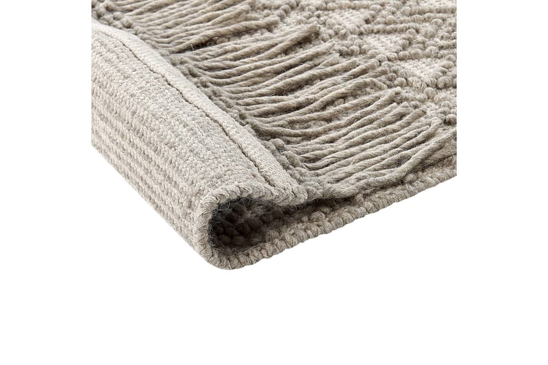 Alucra Ryetæppe 160x230 cm - Beige - Tekstiler - Tæpper - Moderne tæppe - Uldtæppe