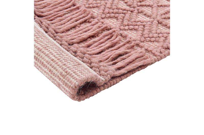 Alucra Ryetæppe 160x230 cm - Rosa - Tekstiler - Tæpper - Moderne tæppe - Ryatæpper