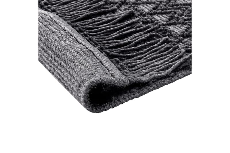 Alucra Ryetæppe 160x230 cm - Sort - Tekstiler - Tæpper - Moderne tæppe - Uldtæppe
